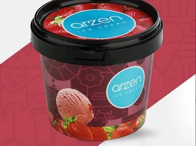 Çilekli Dondurma Cup 85 gr.