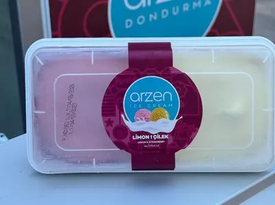 Limonlu & Çilekli Dondurma 500 gr.